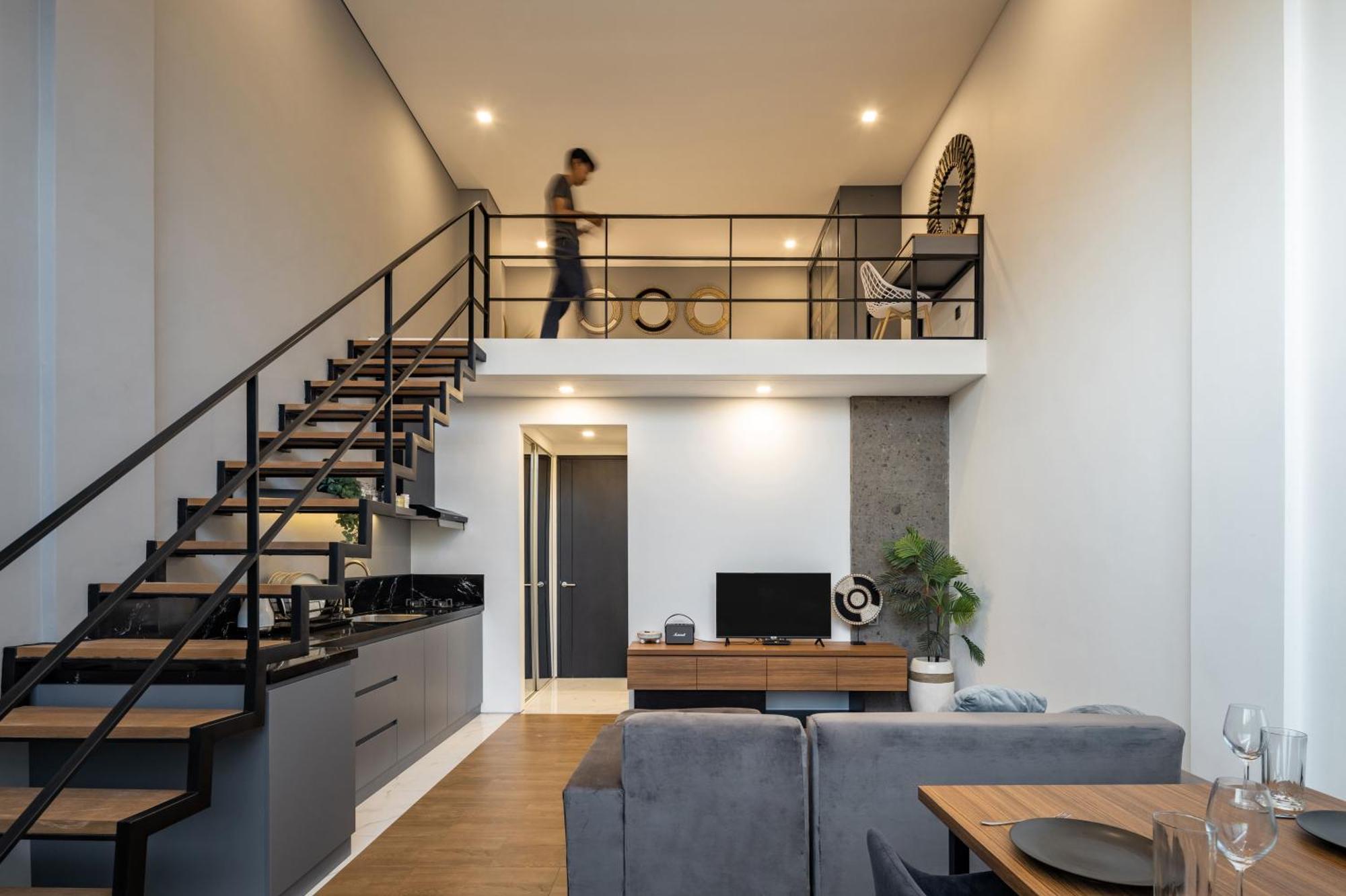 Apartment Premier Canggu Area With Gym Coworking Parking Security And Full Services *